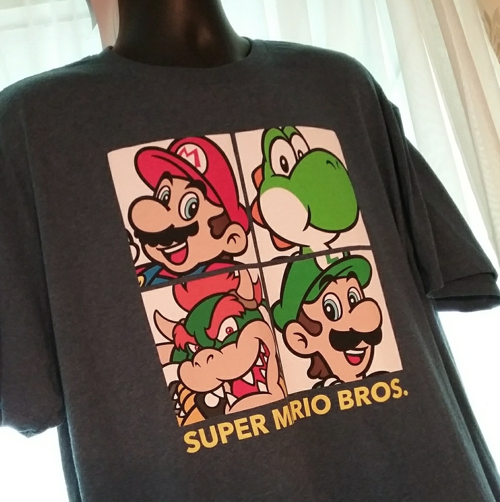Super Mario Bros. Short Sleeve T-Shirt (2XL) - Picture 2 of 7